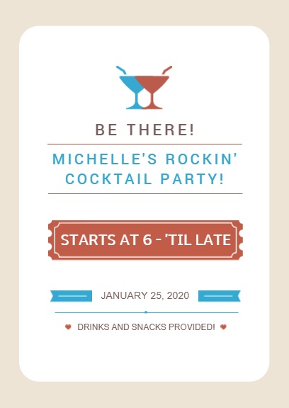 Cocktail Party Invitation Template from pub-static.haozhaopian.net