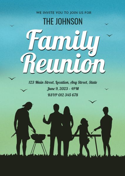 Family Reunion Banners Design Templates / 1 550 Family Reunion