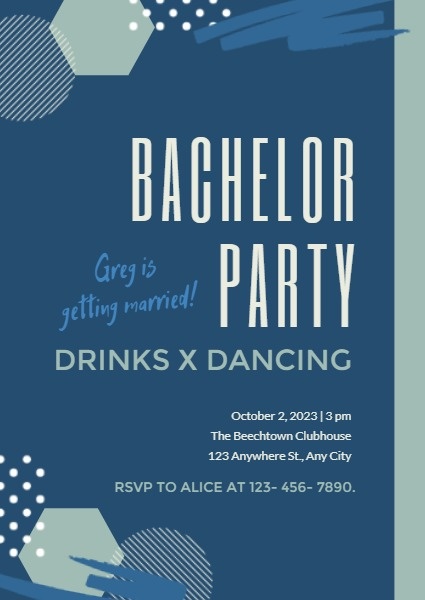 Bachelors Party Invitation Template from pub-static.haozhaopian.net
