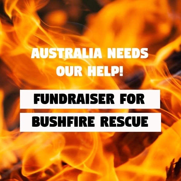 Online Australia Bushfire Fundraising Instagram Post Template