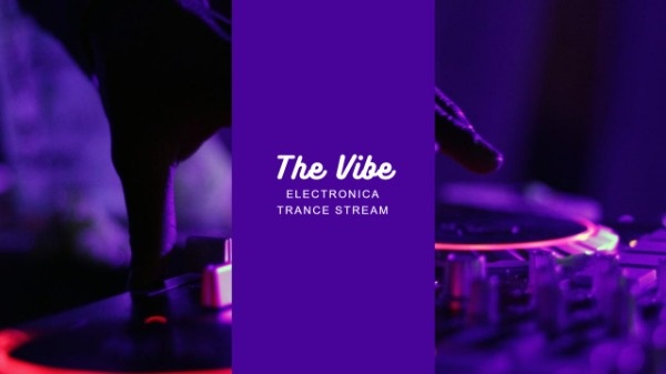 Purple Dj Music Channel Youtube Banner Maker Create Youtube Channel Art Online Fotor