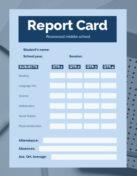free-online-report-card-templates-layouts-fotor-design-maker