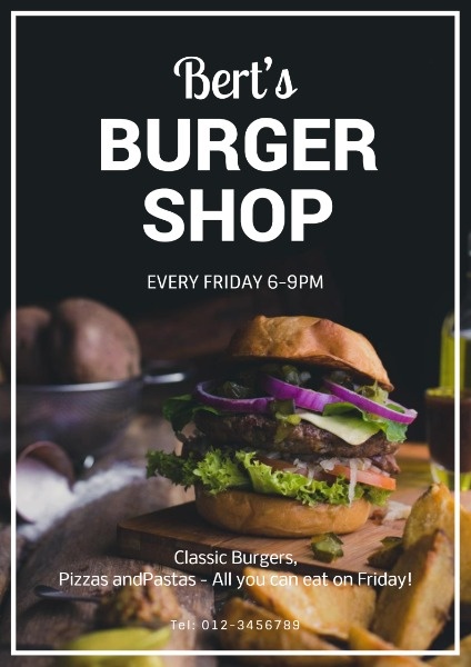 burger shop online free