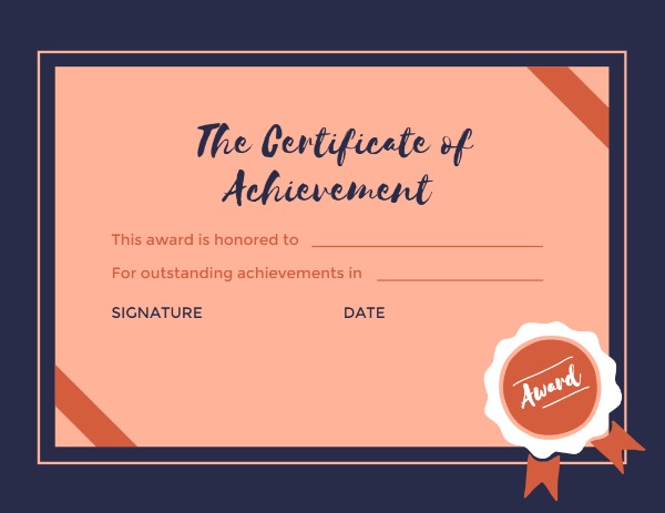 Outstanding Achievement Award Template from pub-static.haozhaopian.net