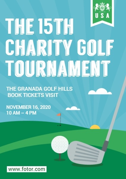 Golf Tournament Invitation Template Free from pub-static.haozhaopian.net