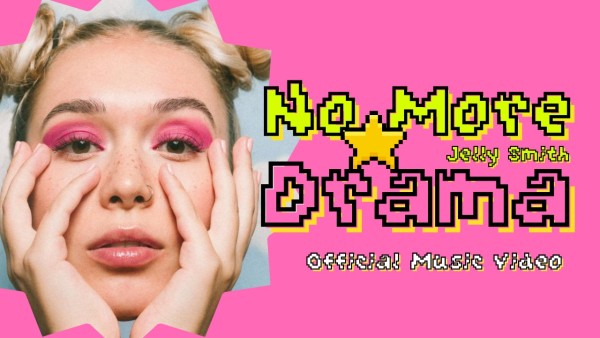 Pink Cute Girl Music Online YouTube Thumbnail Maker – Create Free