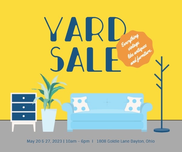 Free Online Yard Sale Templates Layouts Fotor Design Maker