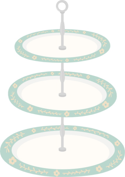 Free Online Cake Stand Afternoon Tea Vector For Design Sticker 0e455d Fotor Graphic Design