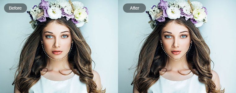 Online photo editing with makeup